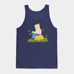 Farm world Finn and Jake - Fionna and Cake / Adventure Time fan art Tank Top